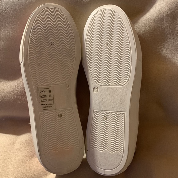 ☂️ NEW Qupid Pink Blue Tie Dye Slip On Sneakers Y2K Pastel Festival Shoes 9 - Picture 10 of 10